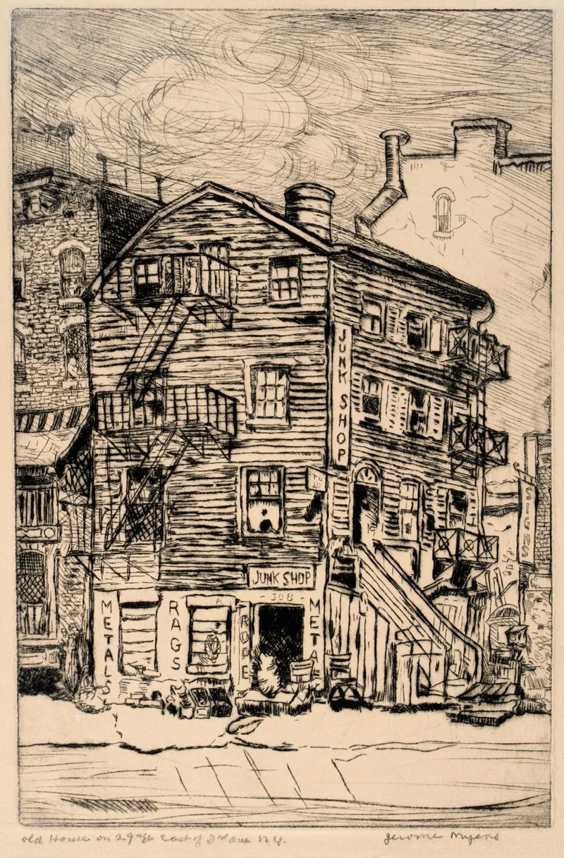 Old House On 29th St East Of 3rd Ave N Y