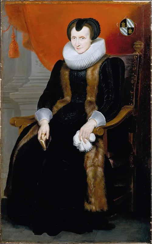 Old Lady by Cornelis de Vos - Canvas Print