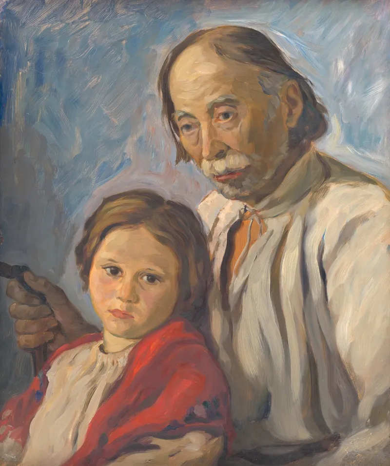 Old Man With A Granddaughter