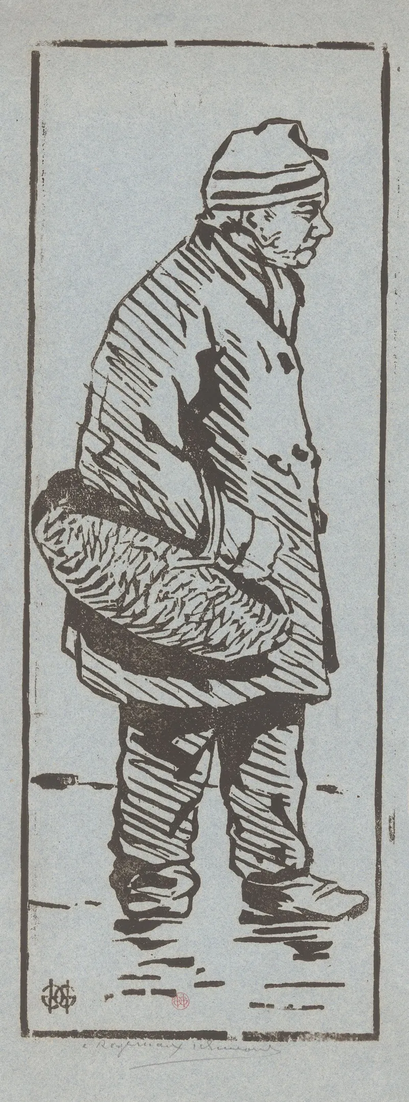 Old Man With Basket