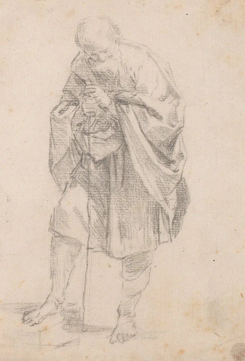 Old Man With Cane