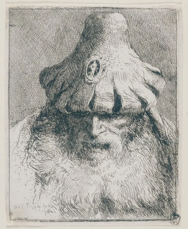 Old Man With Conical Hat