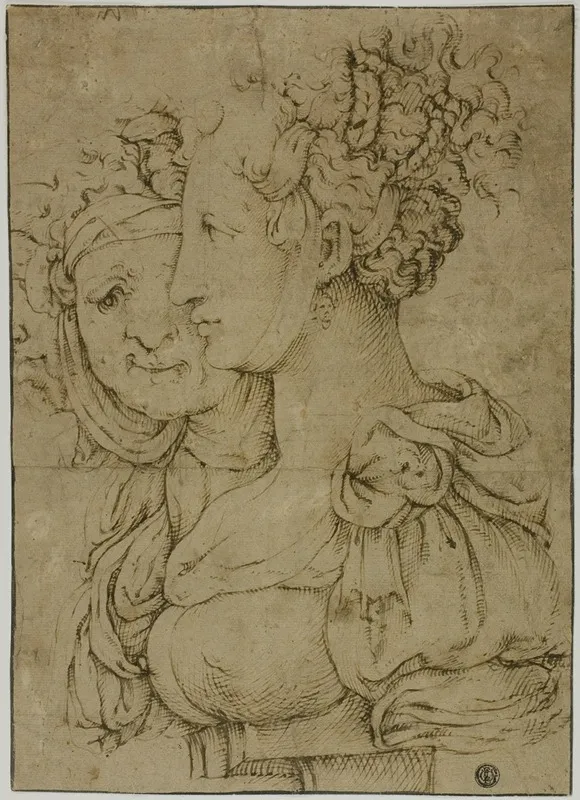 Old Matron And Young Woman