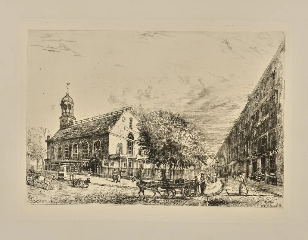 Old Post Office New York by William Henry Wallace - Canvas Print