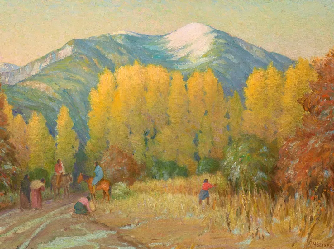 Old Road To The Pueblo Of Taos Afterglow