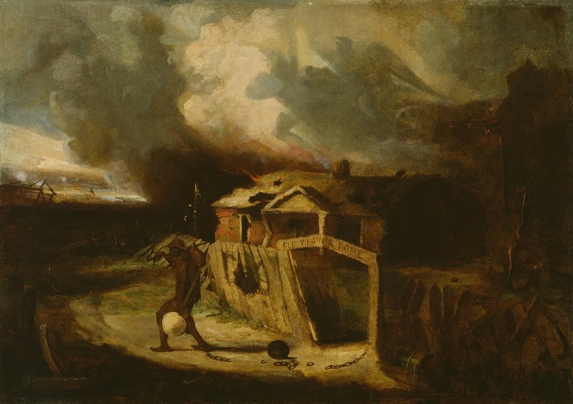 Old Virginia Home by David Gilmour Blythe - Canvas Print