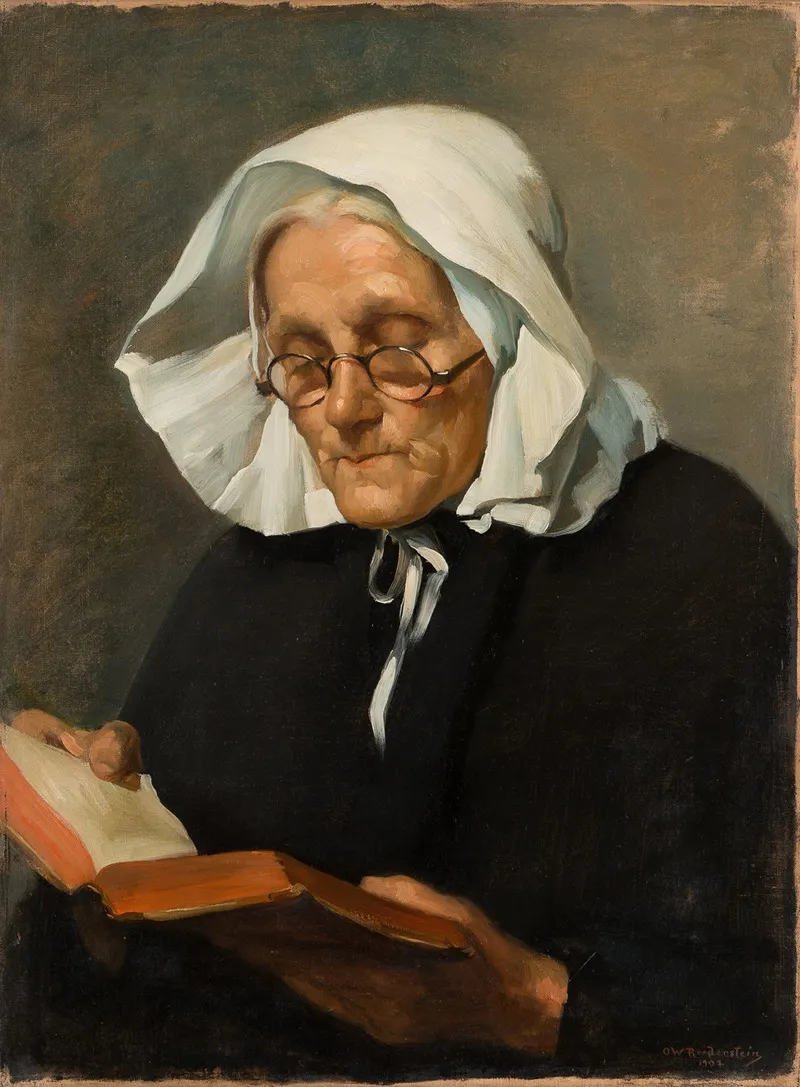 Old Woman Reading 6