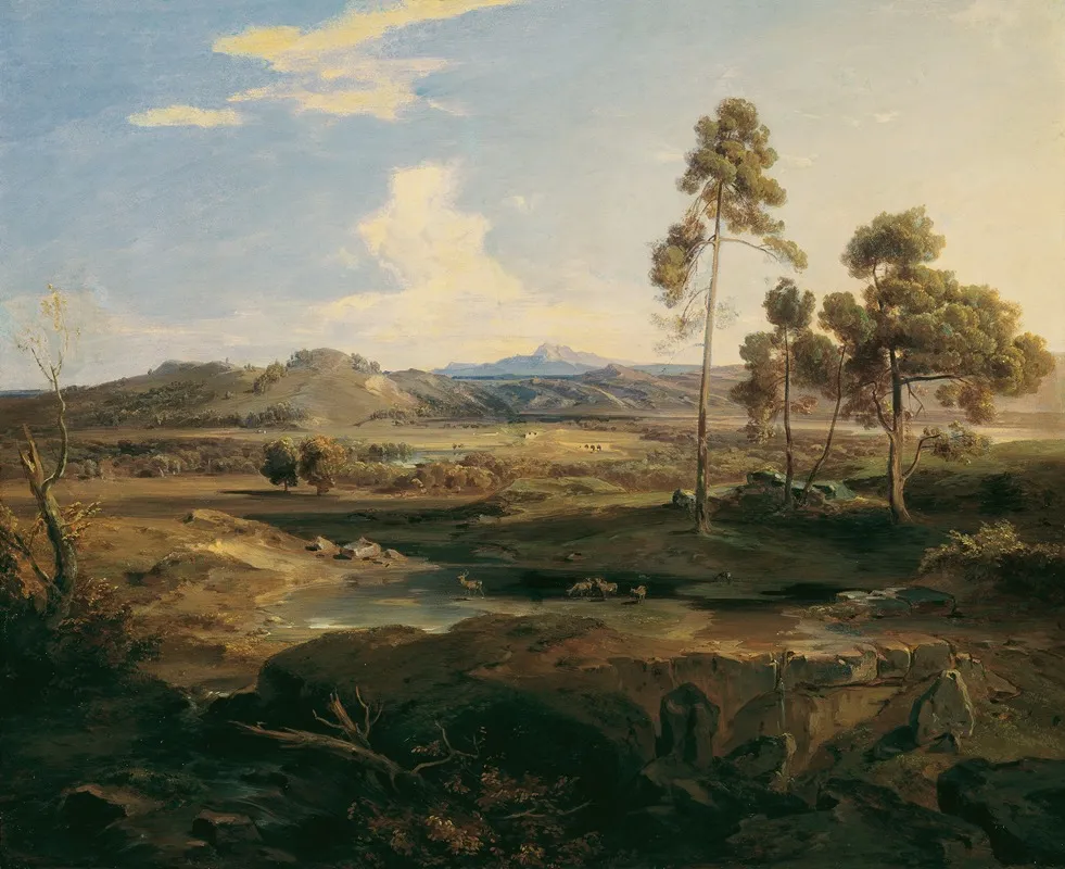 Olympia by Carl Rottmann - Canvas Print