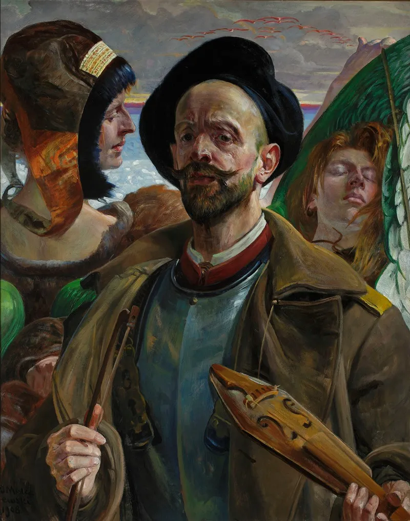 On One String Self Portrait