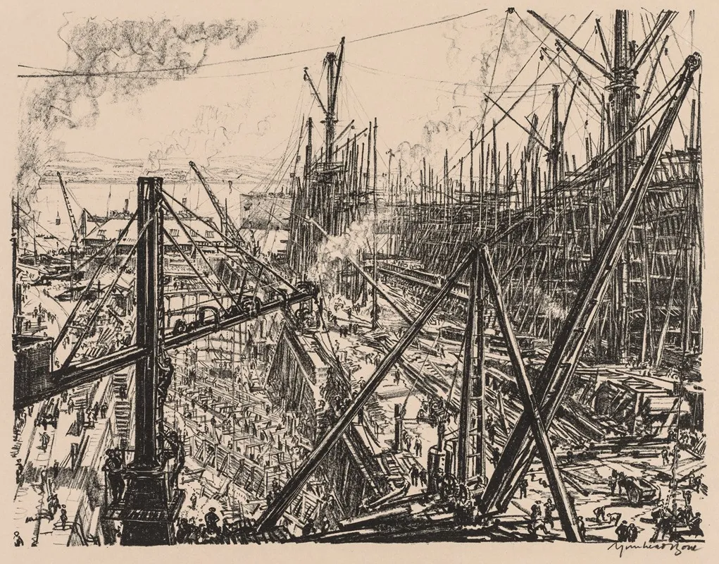 On The Clyde 1917 1918 Reconstructing A Clyde Shipyard