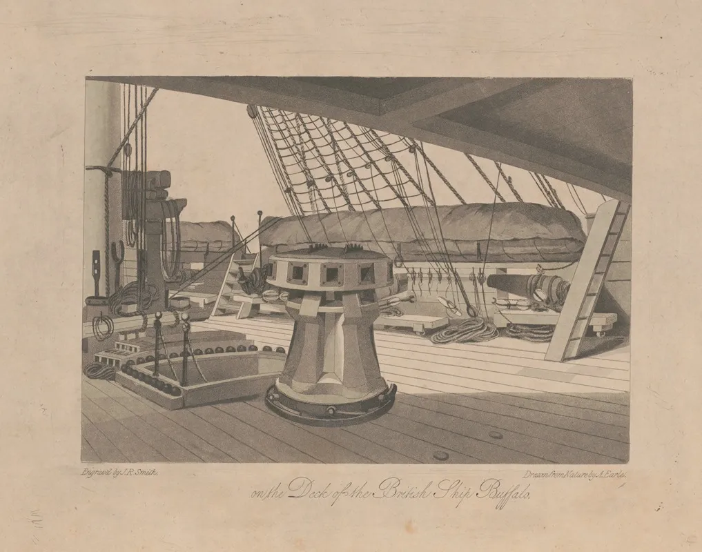 On The Deck Of The British Ship Buffalo