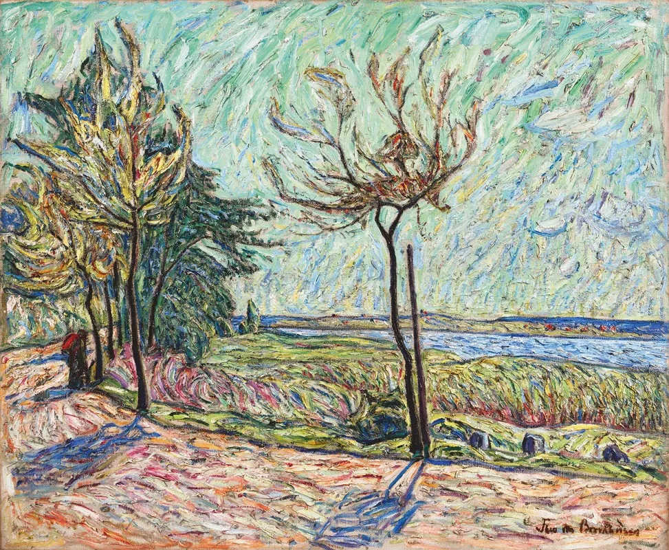 On The Havel by Theo Von Brockhusen - Canvas Print