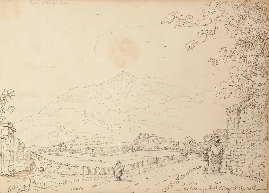 On The Killarney Road Leading To Ross Castle 4 September 1841 2