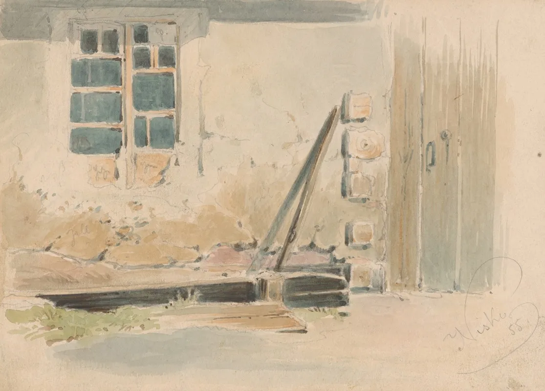 On The Porch by Friedrich Carl von Scheidlin - Canvas Print