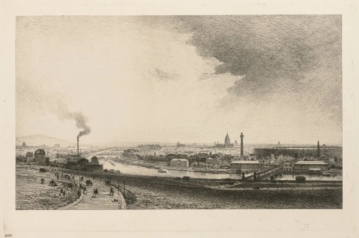 On The Seine 4 by Maxime Lalanne - Canvas Print