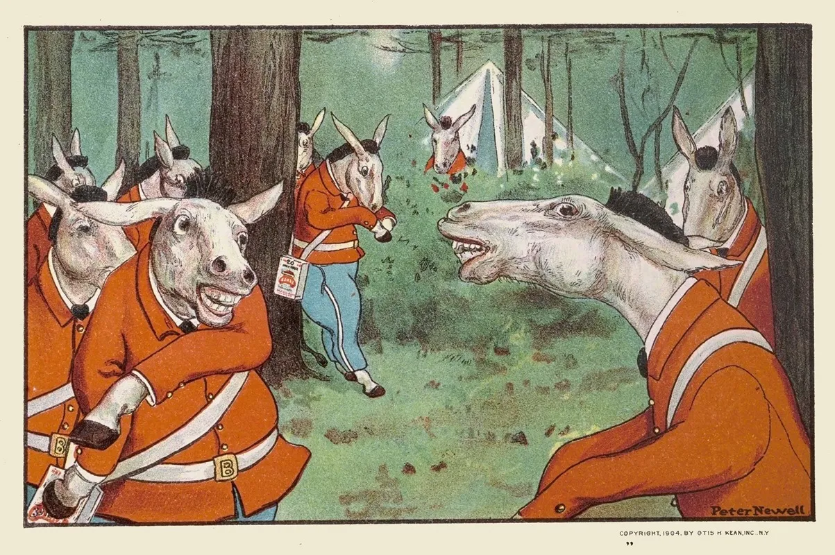 One Day Within A Grove Of Spruce They Gathered Gum To Chew