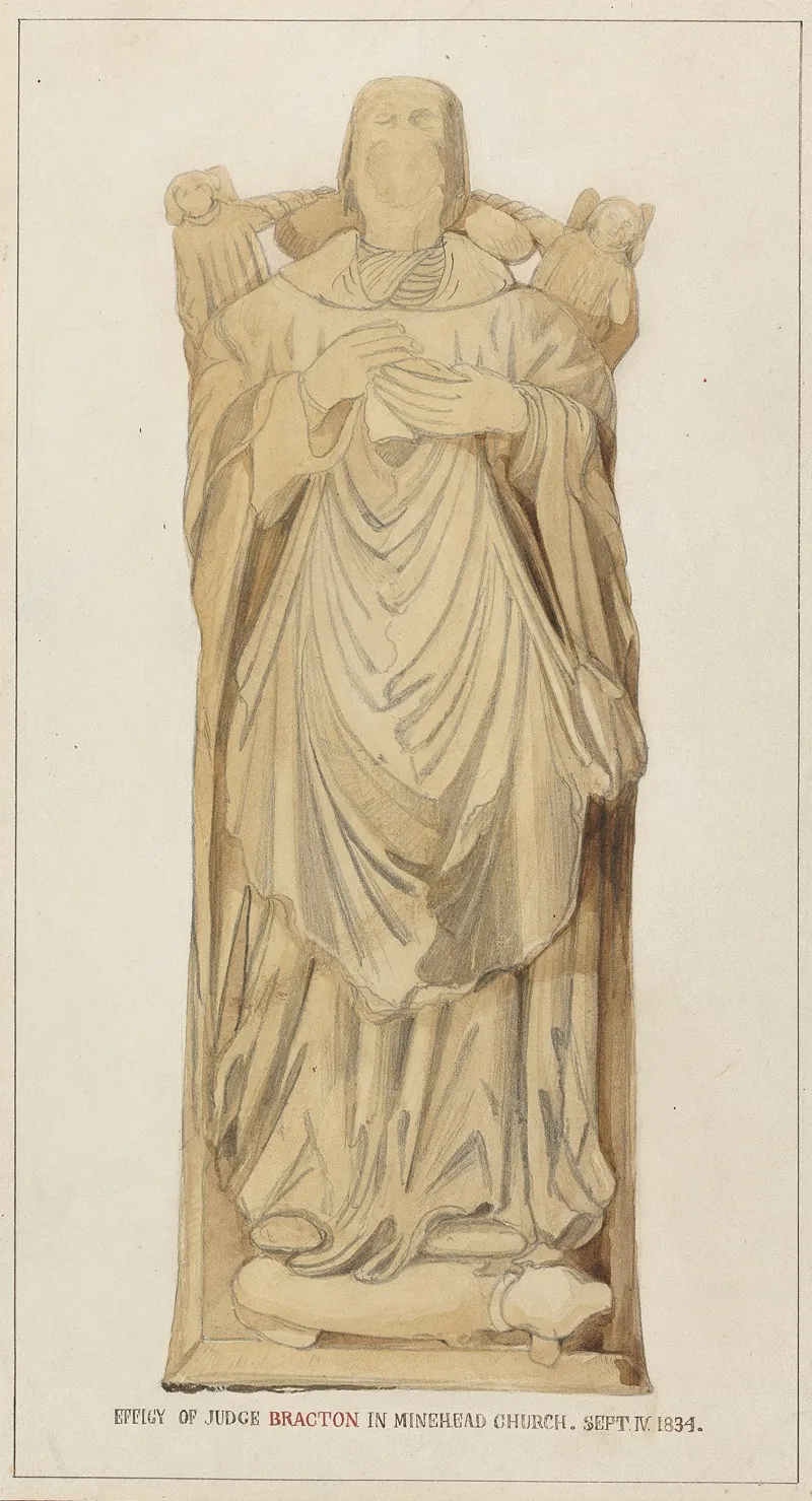 One From A Volume Of Drawings And Prints 59 by Rev. James Bulwer - Canvas Print