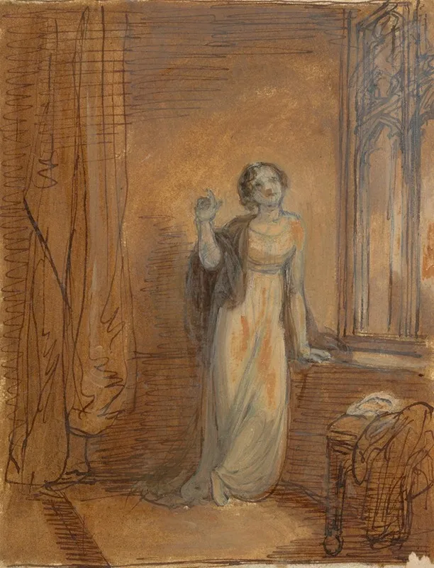 One From Illustrations To Shakespeare 26 by Robert Smirke - Canvas Print