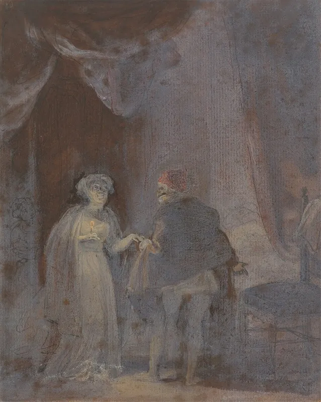 One From Illustrations To Shakespeare 3 by Robert Smirke - Canvas Print