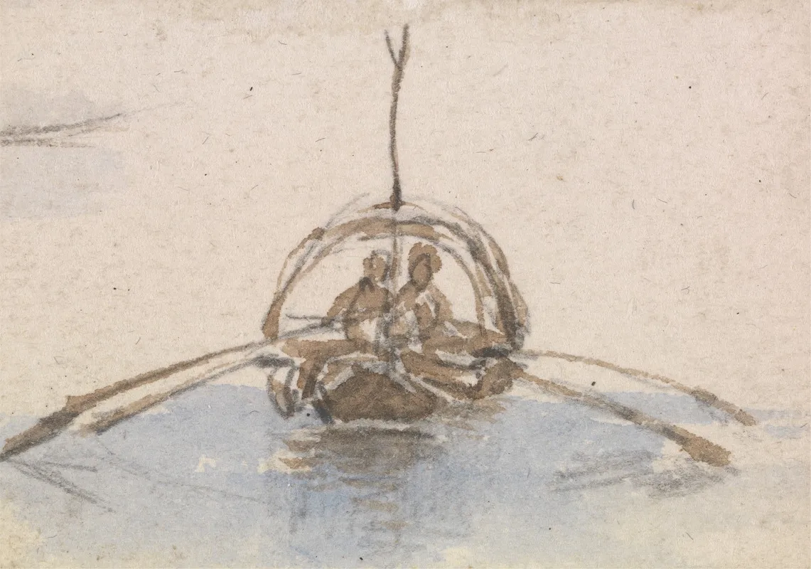 One Of A Group Of Three Studies Of Gondolas 3