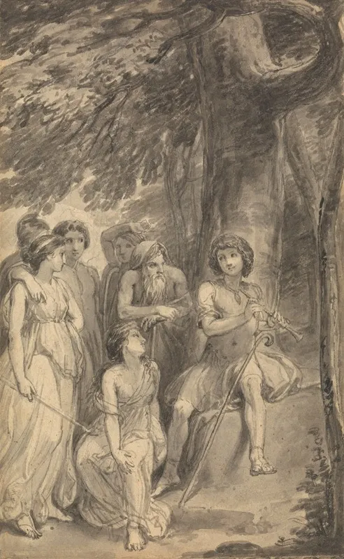 One Of Six Illustrations To Fenelons The Adventures Of Telemachus Son Of Ulysses 2