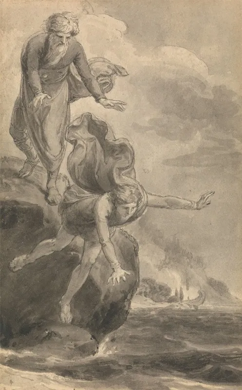 One Of Six Illustrations To Fenelons The Adventures Of Telemachus Son Of Ulysses 4