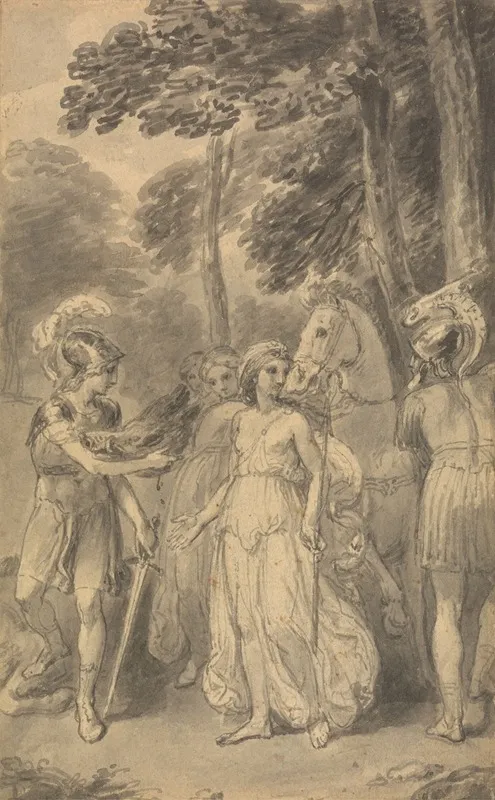 One Of Six Illustrations To Fenelons The Adventures Of Telemachus Son Of Ulysses