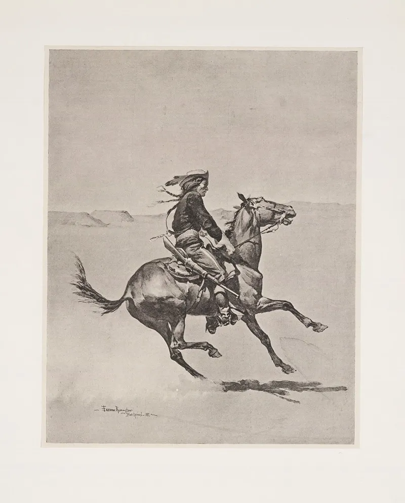 One Of The Fort Keogh Cheyenne Scout Corps Commanded By Lieutenant Casey