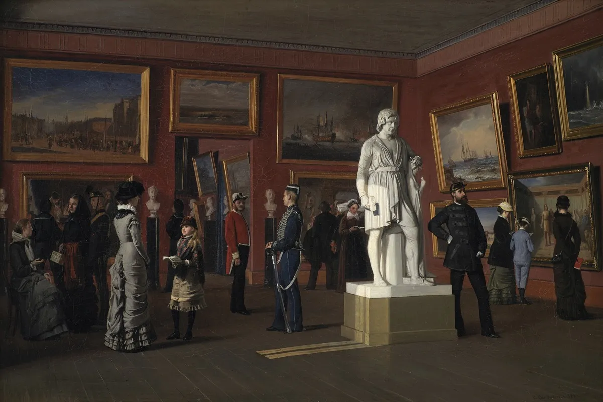 One Of The Rooms In The Royal Collection Of Paintings At Christiansborg Palace