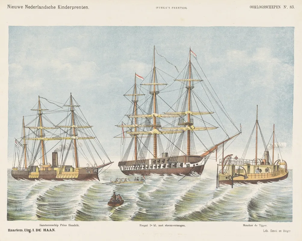 Oorlogsschepen by Emrik &amp; Binger - Canvas Print