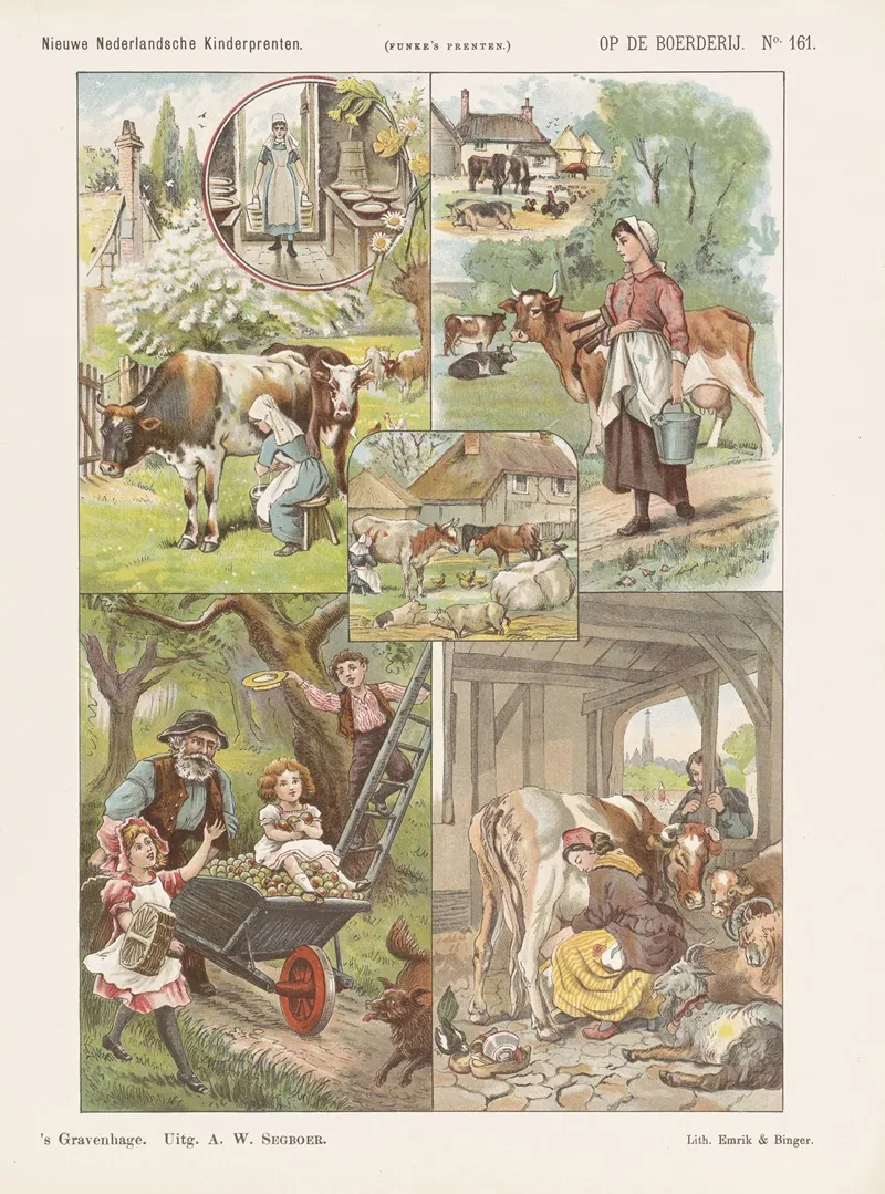 Op De Boerderij by Emrik &amp; Binger - Canvas Print