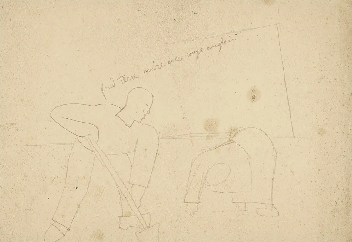 Op Het Veld by Jean Brusselmans - Canvas Print