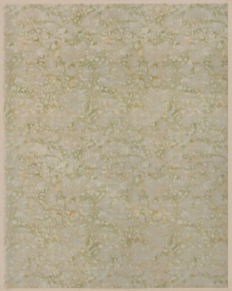 Opaline No 2280 Gray Green Yellow by Charles Williams &amp; Co. - Canvas Print