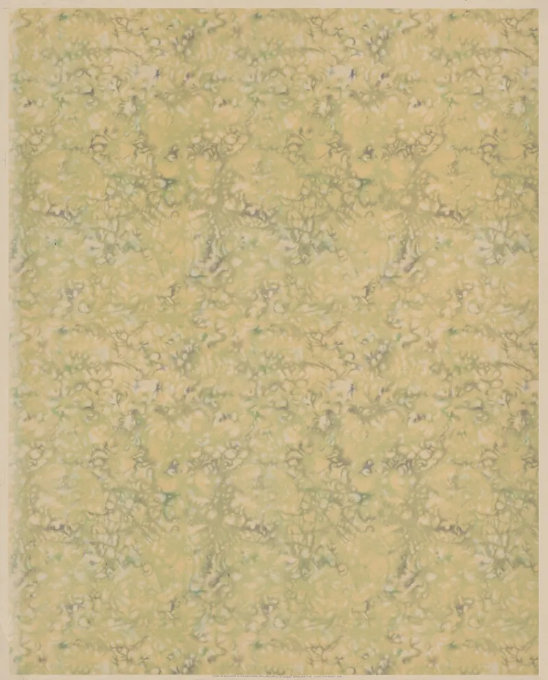 Opaline No 2285 Gray Green Yellow by Charles Williams &amp; Co. - Canvas Print