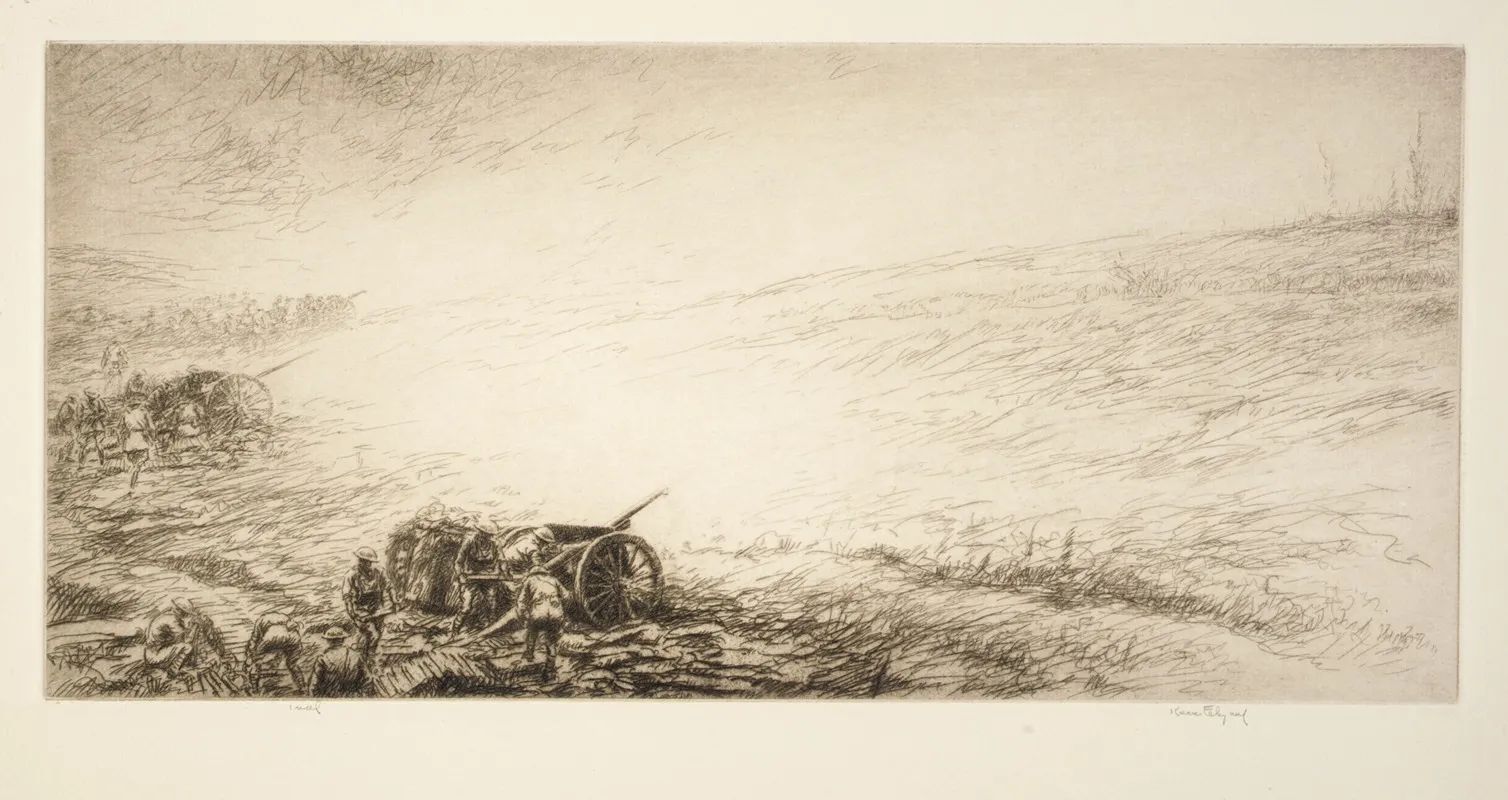 Open Action by Kerr Eby - Canvas Print