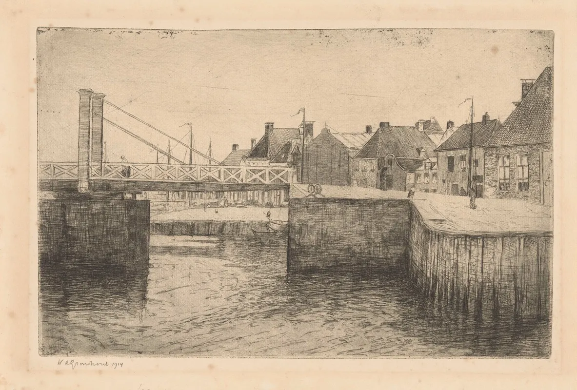 Ophaalbrug In Harlingen
