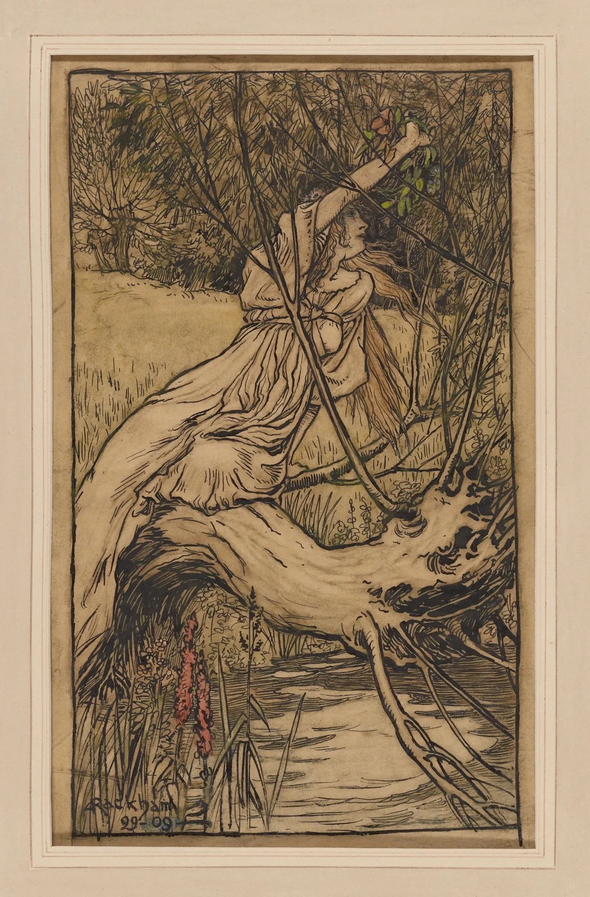 Ophelia From Rackhams Illustrations To Lambs Tales From Shakespeare Hamlet