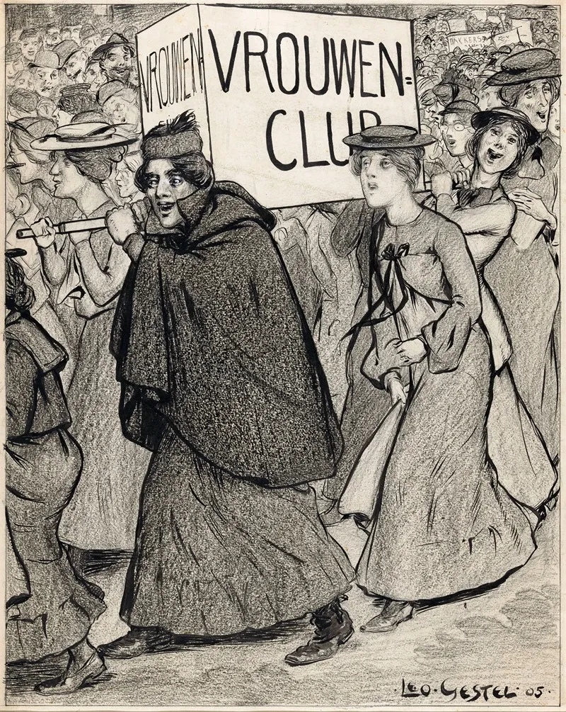 Optocht Van Vrouwen Vrouwenclub