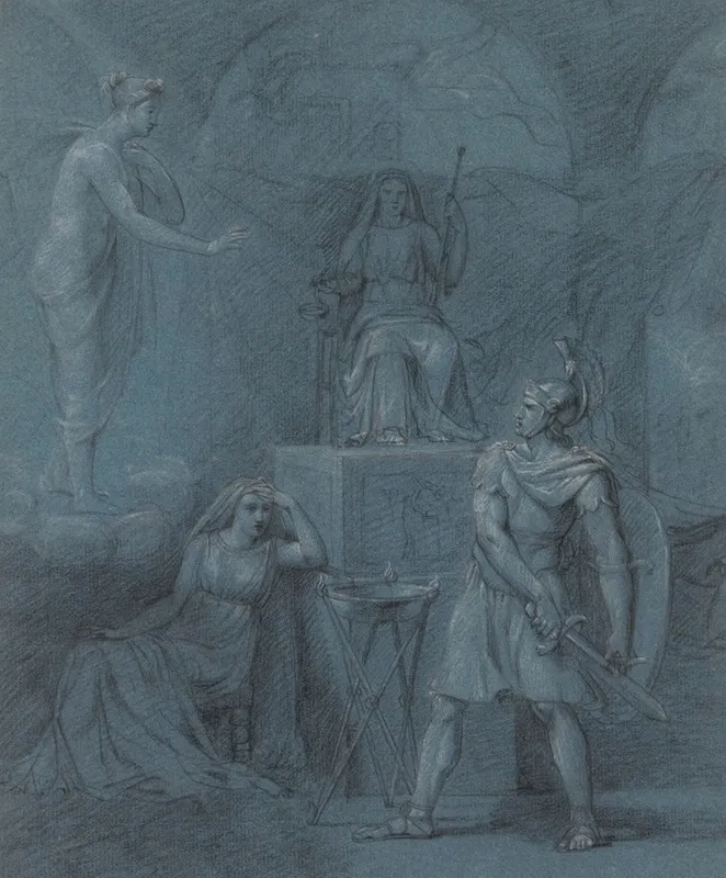 Oracle by Jean Antoine Verschaeren - Canvas Print