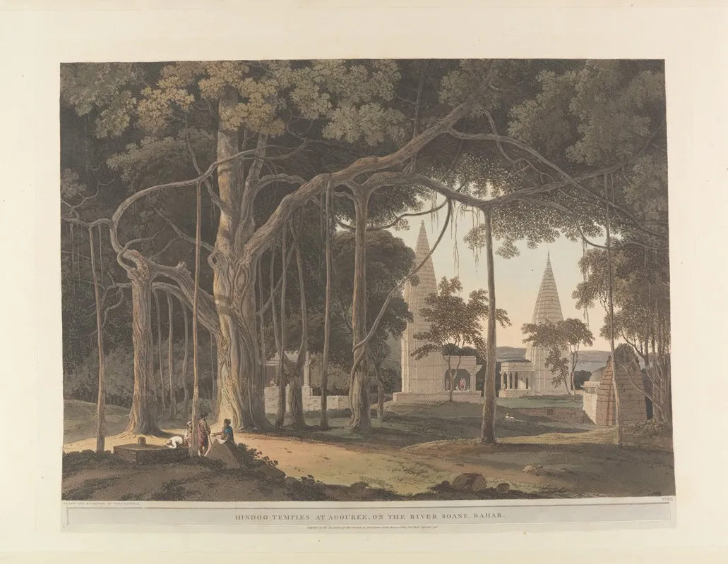 Oriental Scenery Pl 19 by Thomas Daniell - Canvas Print