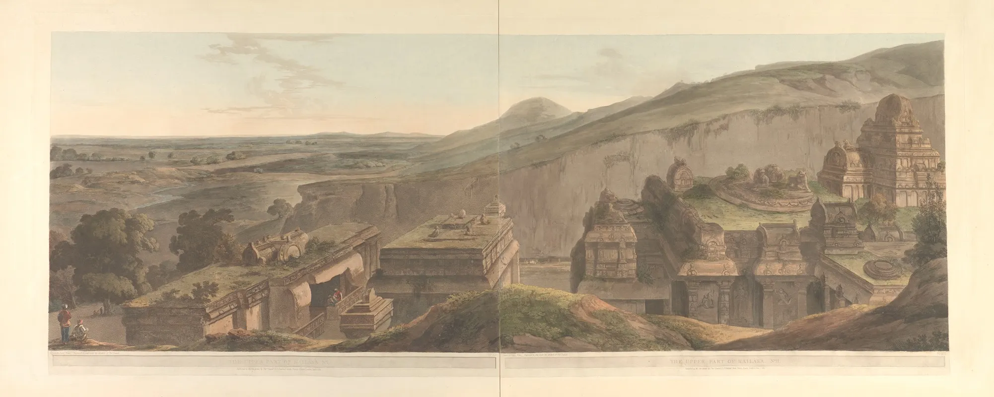Oriental Scenery Pl 40 by Thomas Daniell - Canvas Print
