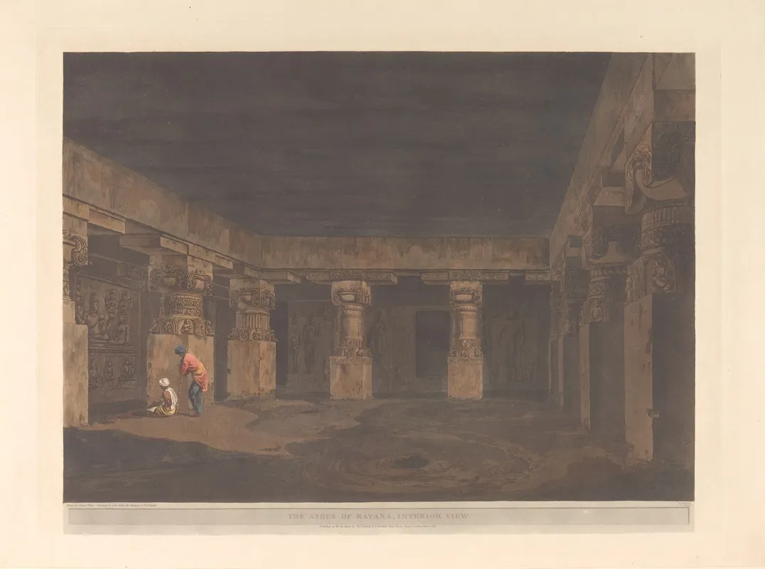 Oriental Scenery Pl 43 by Thomas Daniell - Canvas Print