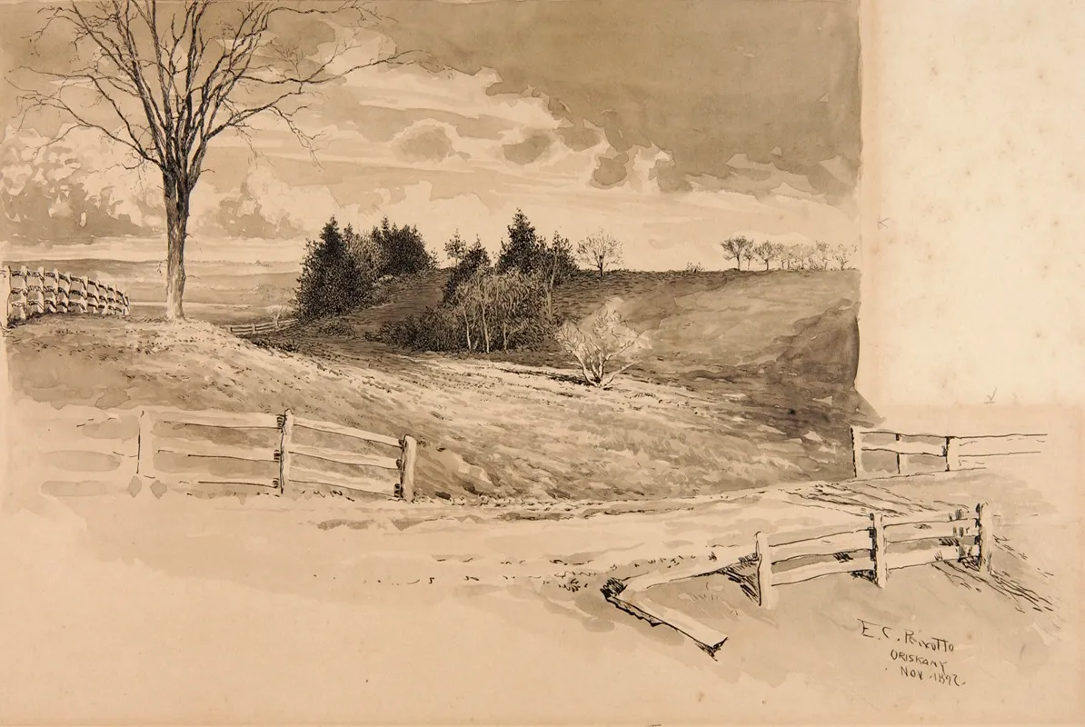 Oriskany by Ernest Peixotto - Canvas Print