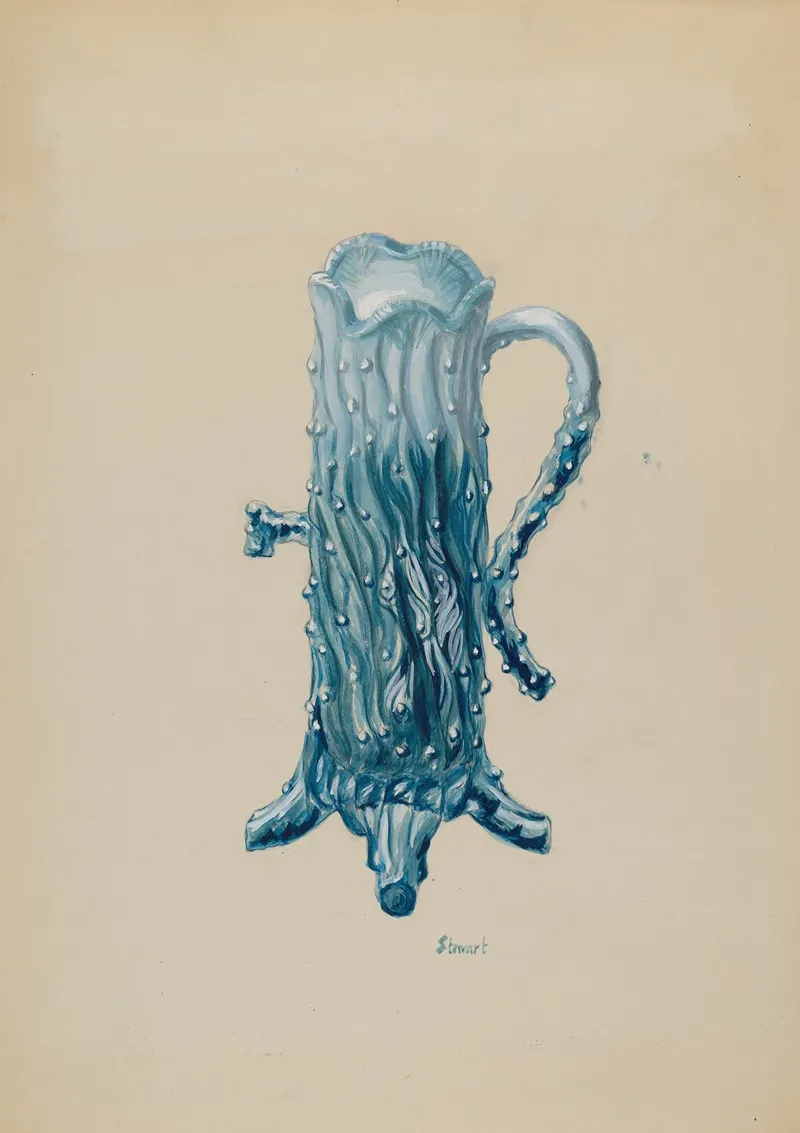 Ornamental Pitcher by Robert Stewart - Canvas Print