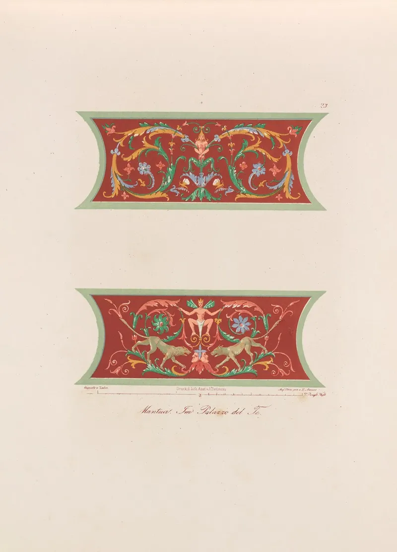 Ornamente Aller Klassischen Kunst Epochen Nach Den Originalien In Ihren Eigenthu%cc%88mlichen Farben Pl 023