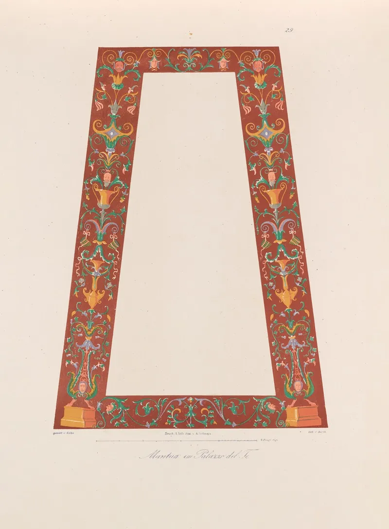 Ornamente Aller Klassischen Kunst Epochen Nach Den Originalien In Ihren Eigenthu%cc%88mlichen Farben Pl 029