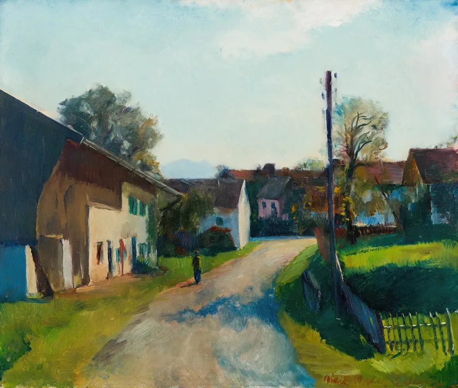 Ortsstrase In Gstadt Am Chiemsee