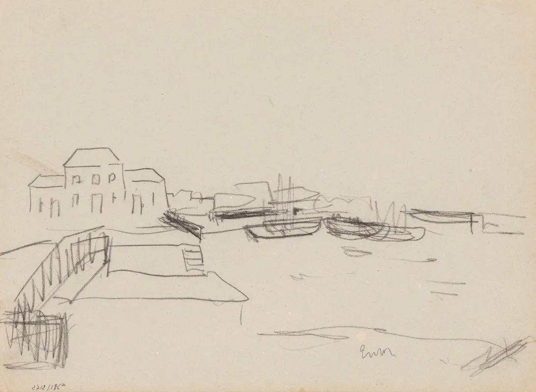 Ostend View From The Station by James Ensor - Canvas Print