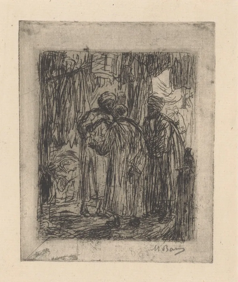 Ottomaanse Kooplieden by Marius Bauer - Canvas Print