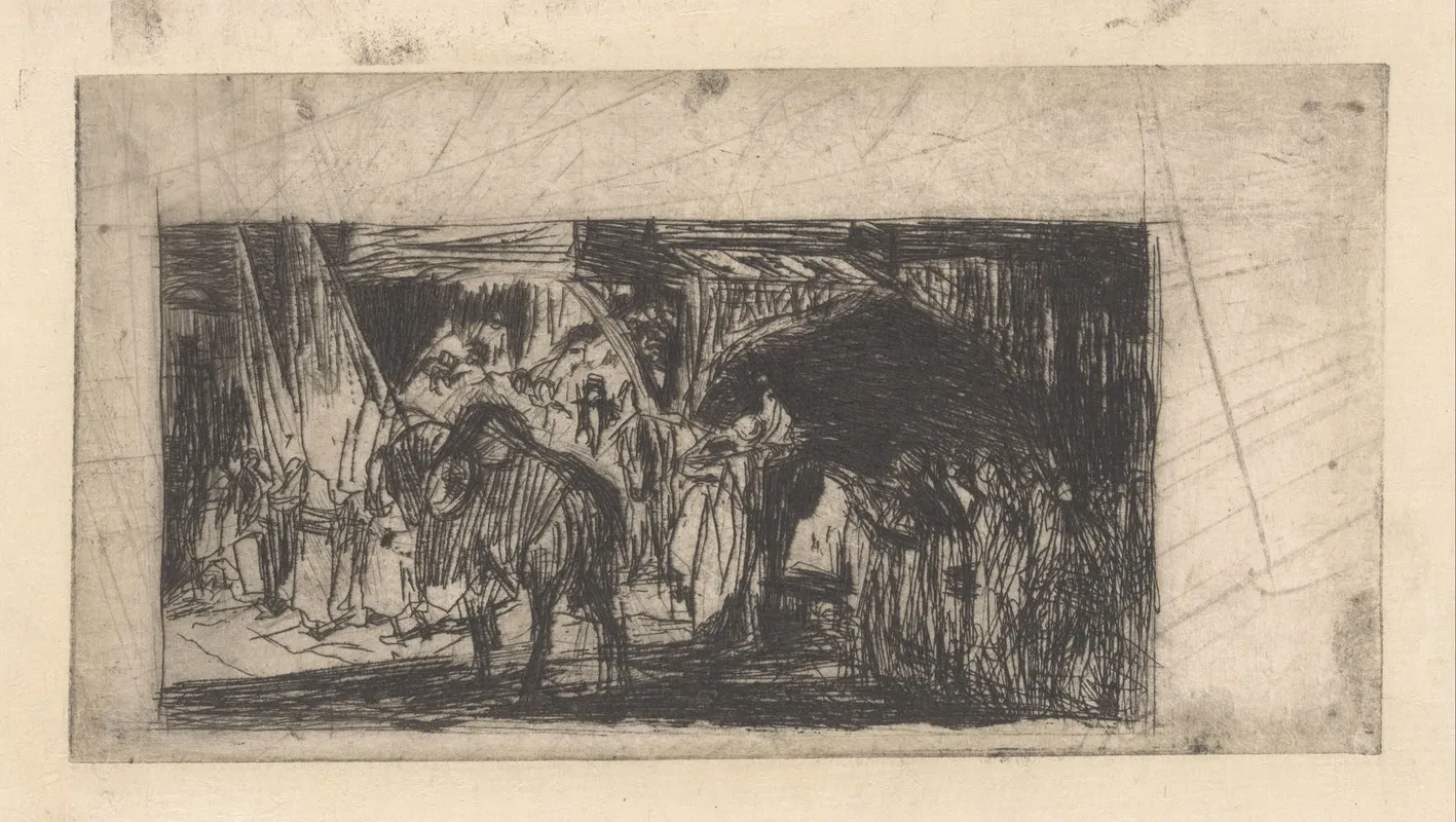 Ottomaanse Optocht by Marius Bauer - Canvas Print